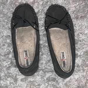 Minnetonka Moccasin - Dark Gray